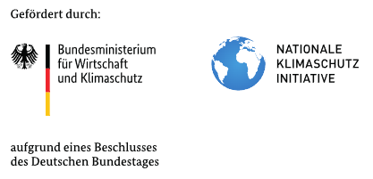 Zwei Logos,Bundesministerium für Wirtschaft und Klimaschutz und Nationale Klimaschutz Iniative